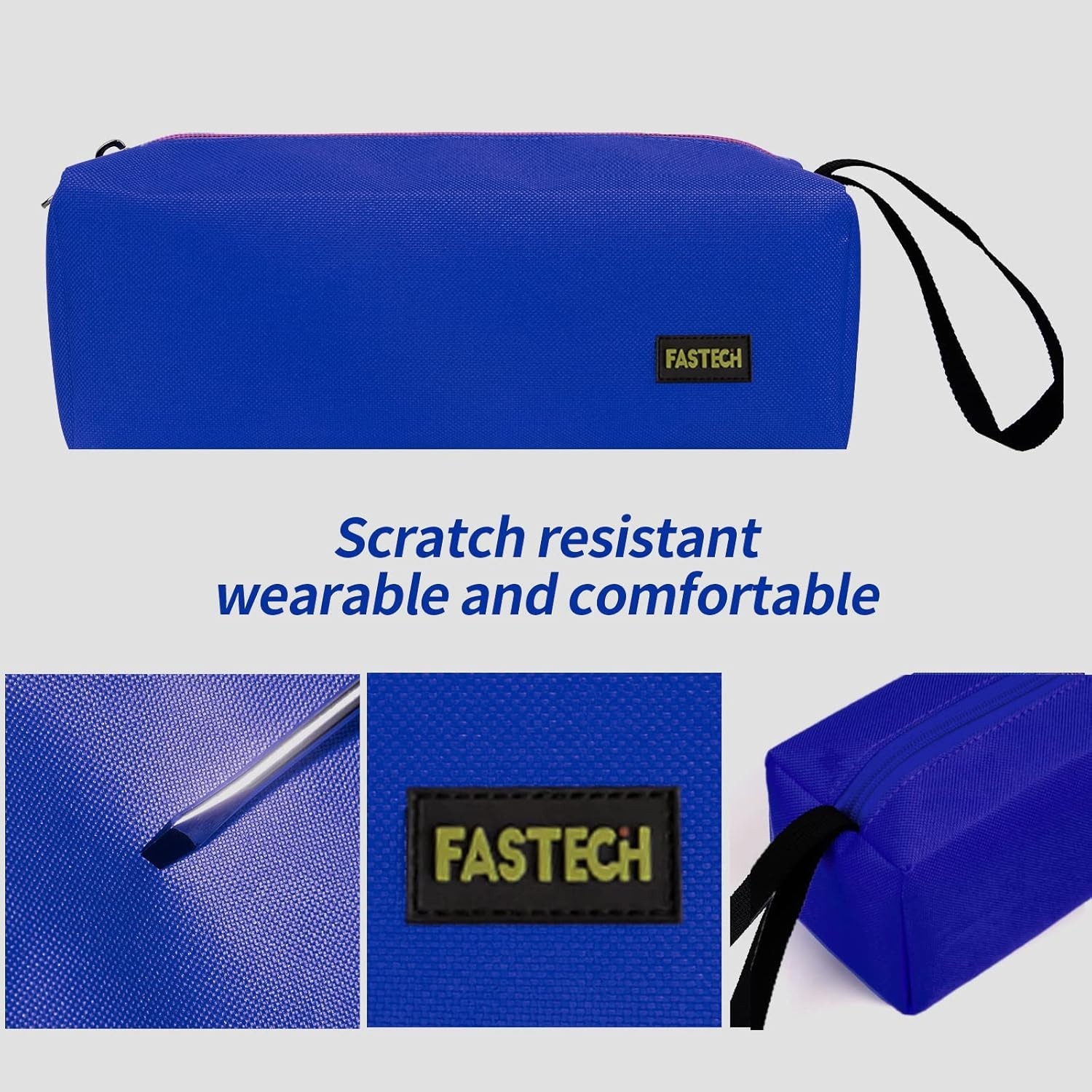 Blue Multi-Purpose Zipper Tool Pouch Organizer