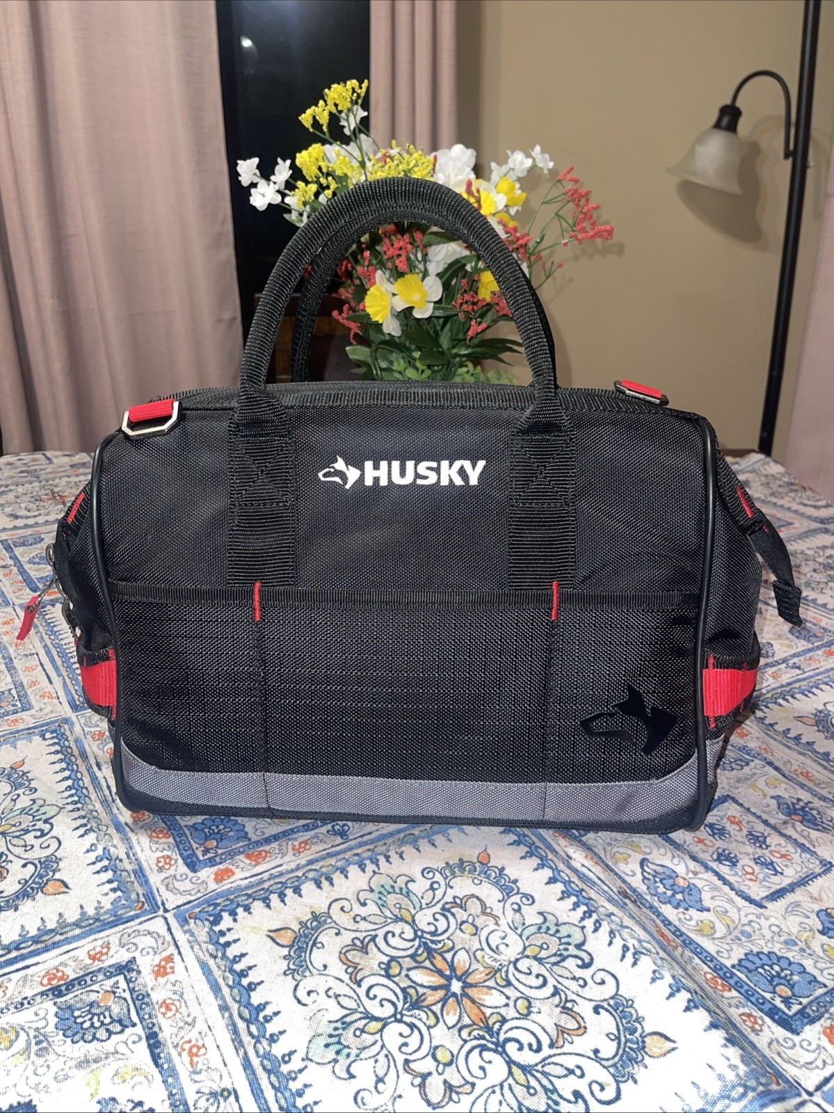 Husky Heavy-Duty 14 in. PRO Tool Bag Used For Camera Equipment Clean