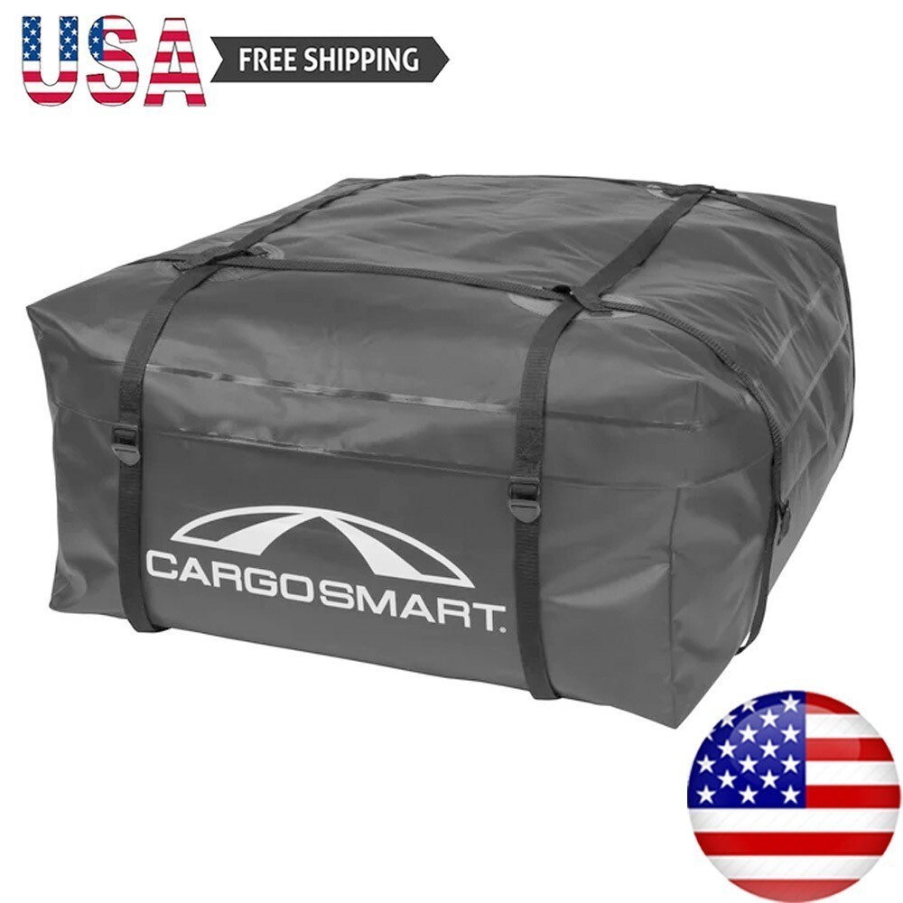 Cargo Carriers Bag Soft Sided Heavy Duty Vinyl For Cars SUVs Vans 10 Cu Ft New