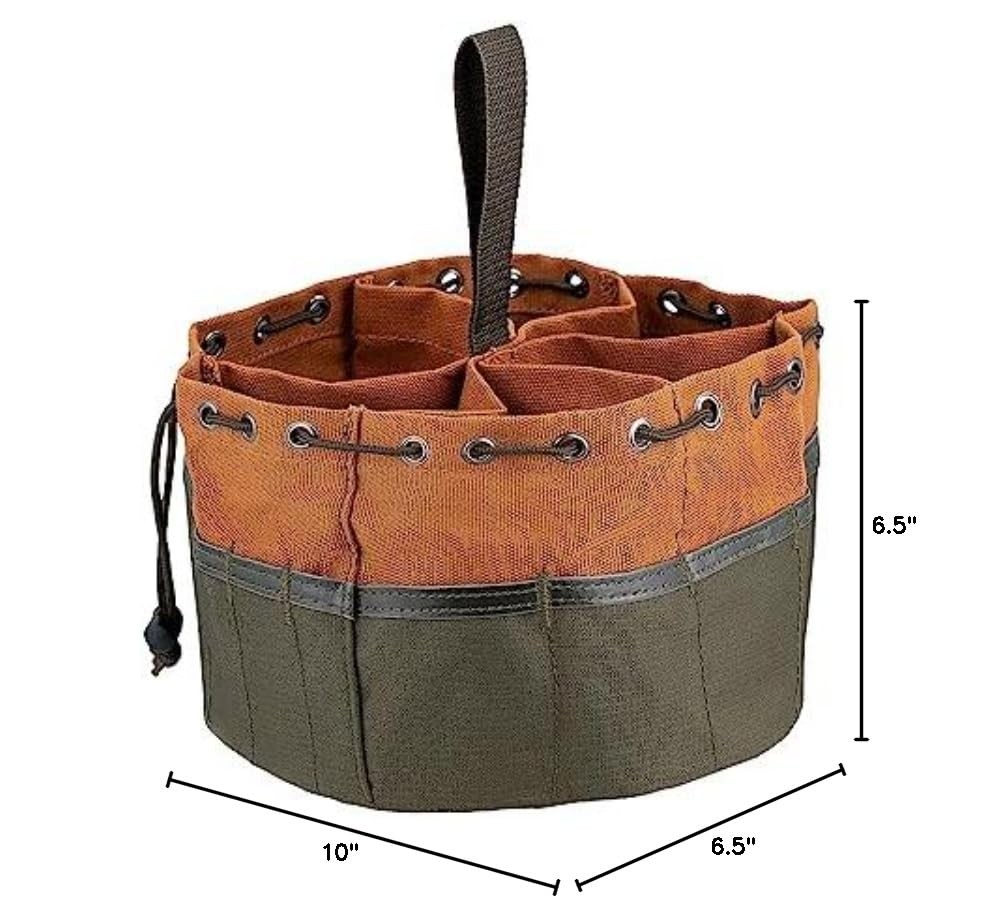 Bucket Boss Parachute Bag Small Parts Bag in Brown, 25001