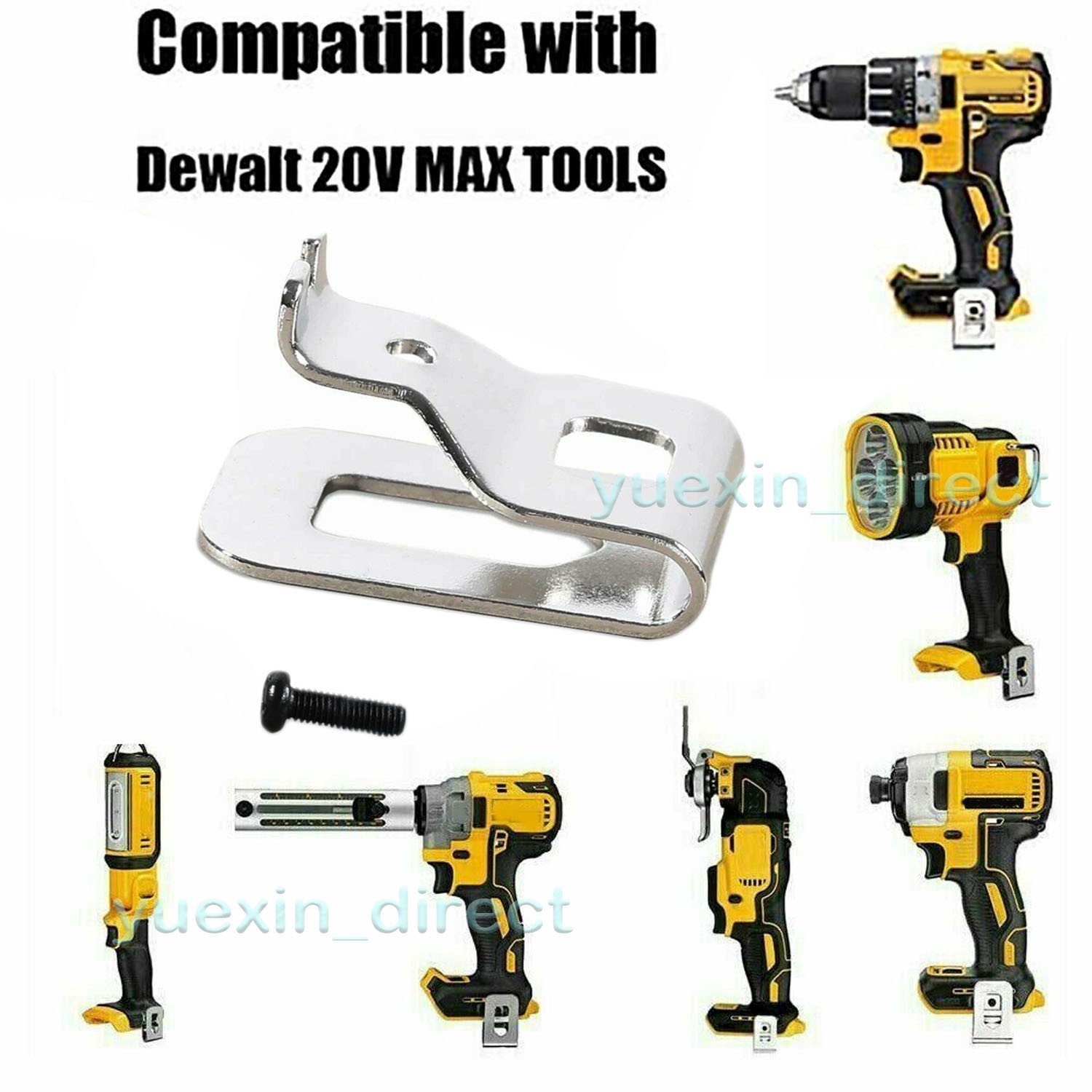 x10Pcs Upgraded Replacement Drill Belt Clip Hook Holder for Dewalt 20V Max Tools
