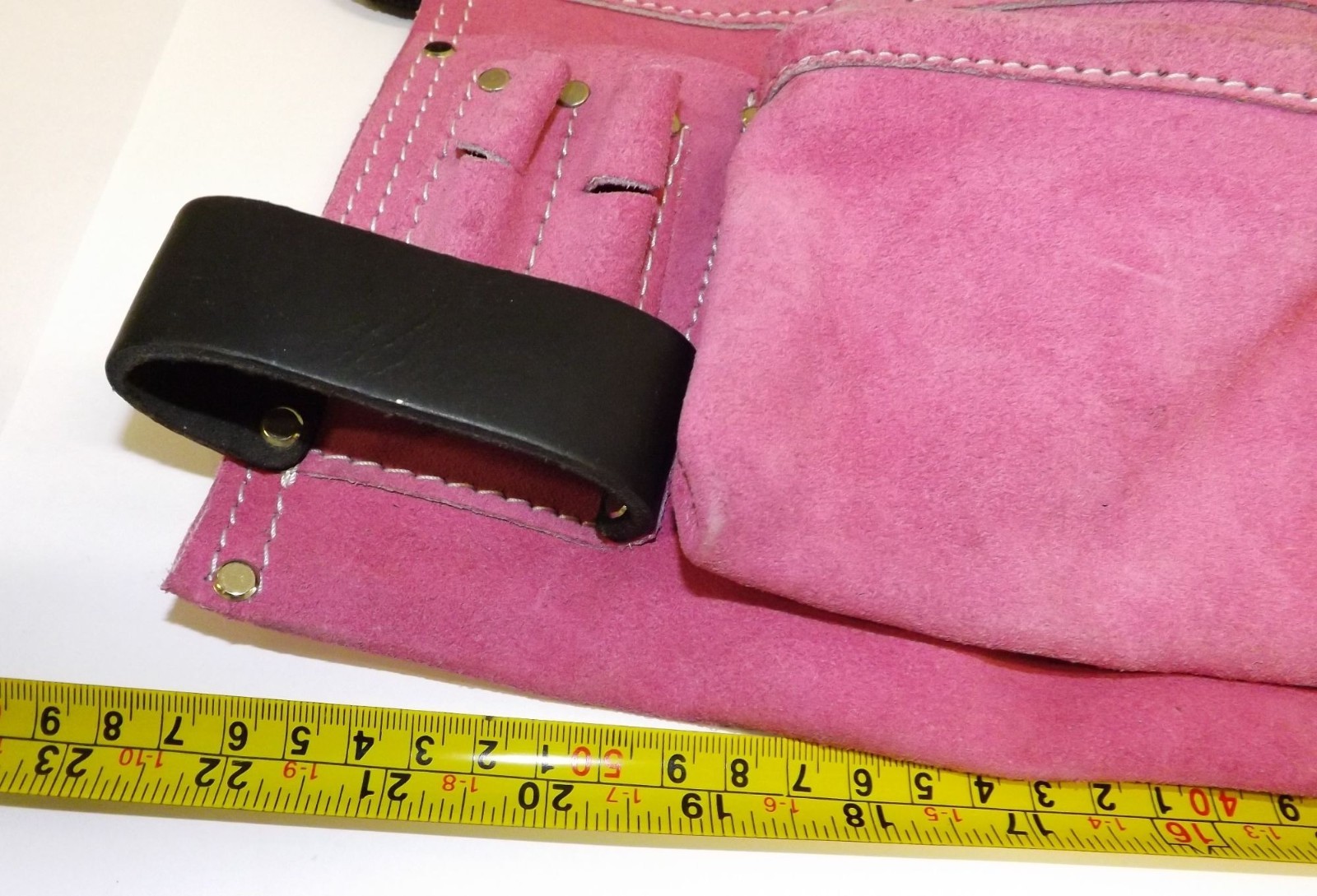 Pink Tomboy Tools Utility Tool Belt With Multiple Pockets & Adjustable Strap