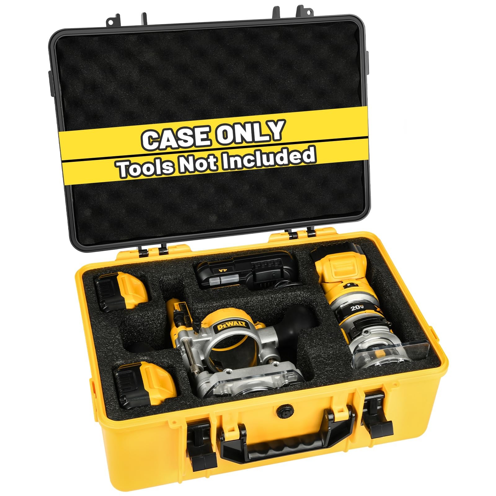 Hard Case for DeWalt DCW600B Router 20V MAX XR Waterproof Shockproof Case