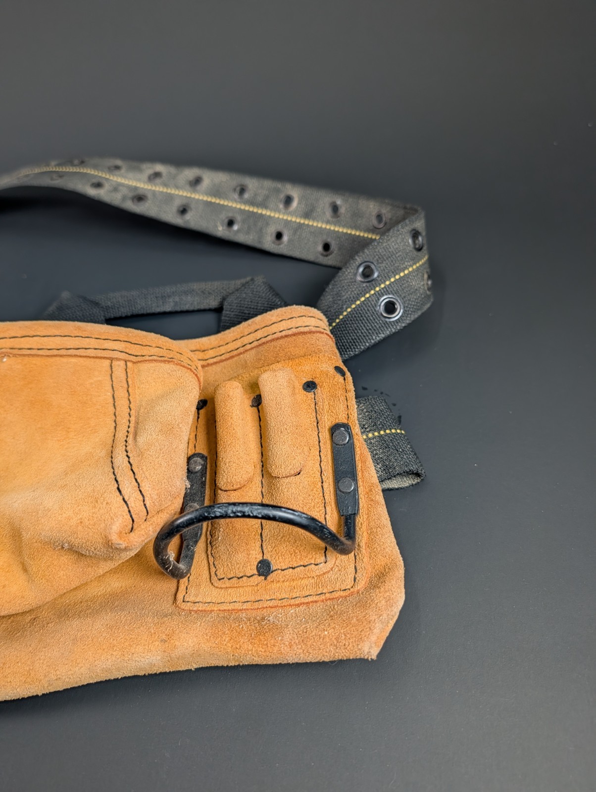 Dewalt 12-Pocket Leather Carpenter Apron Tool Belt DG5372