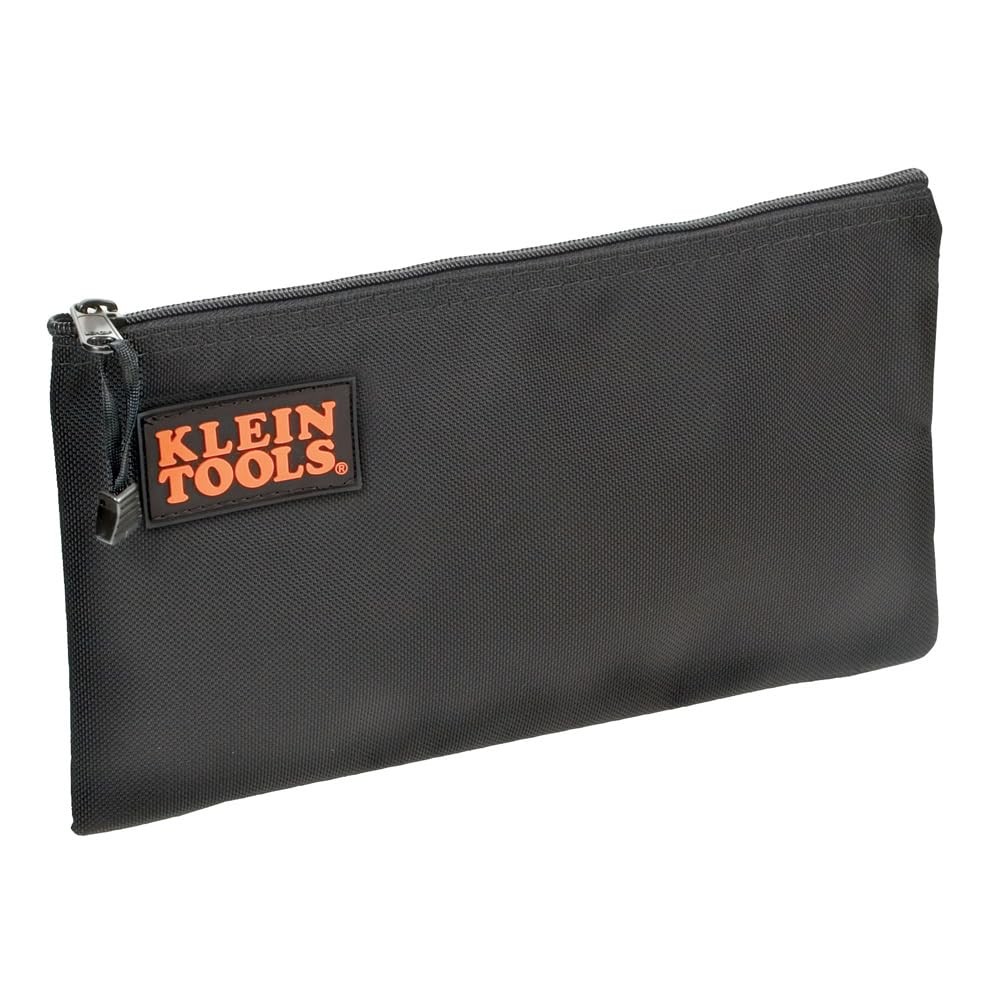 Klein Tools 5139B Zipper Bag, Cordura Nylon Tool Pouch with HeavyDuty Nylon Z…