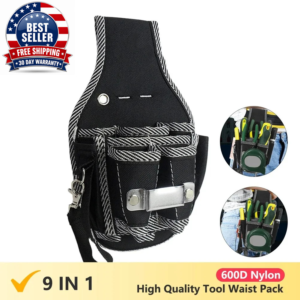 GJB810 9-In-1 High-Quality Tool Waist Belt Practical Kit Holder 600D Nylon Fabri