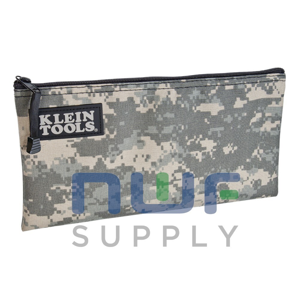 Zipper Bag, Camouflage Cordura Nylon Tool Pouch, 12-1/2-Inch