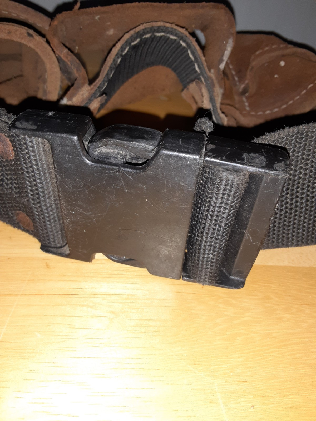 Custom Leather Craft CLC 370X3 Heavy Duty Brown Suede Tool Belt W/Hammer Hook