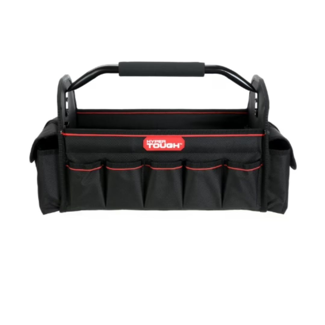 Hyper Tough 16-inch Open Top Tote with Soft Grip Handle TT30126D New