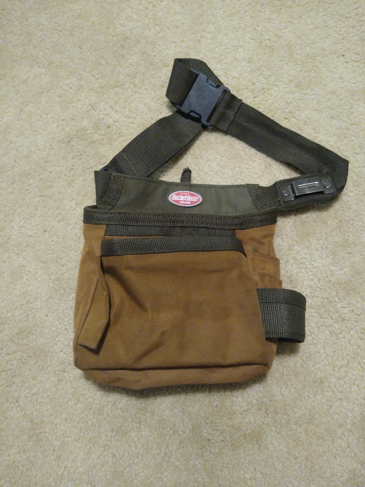 Bucket Boss 50300 Handyman’s Holster Belt 5 Pockets Quick Release Belt Pre-owned