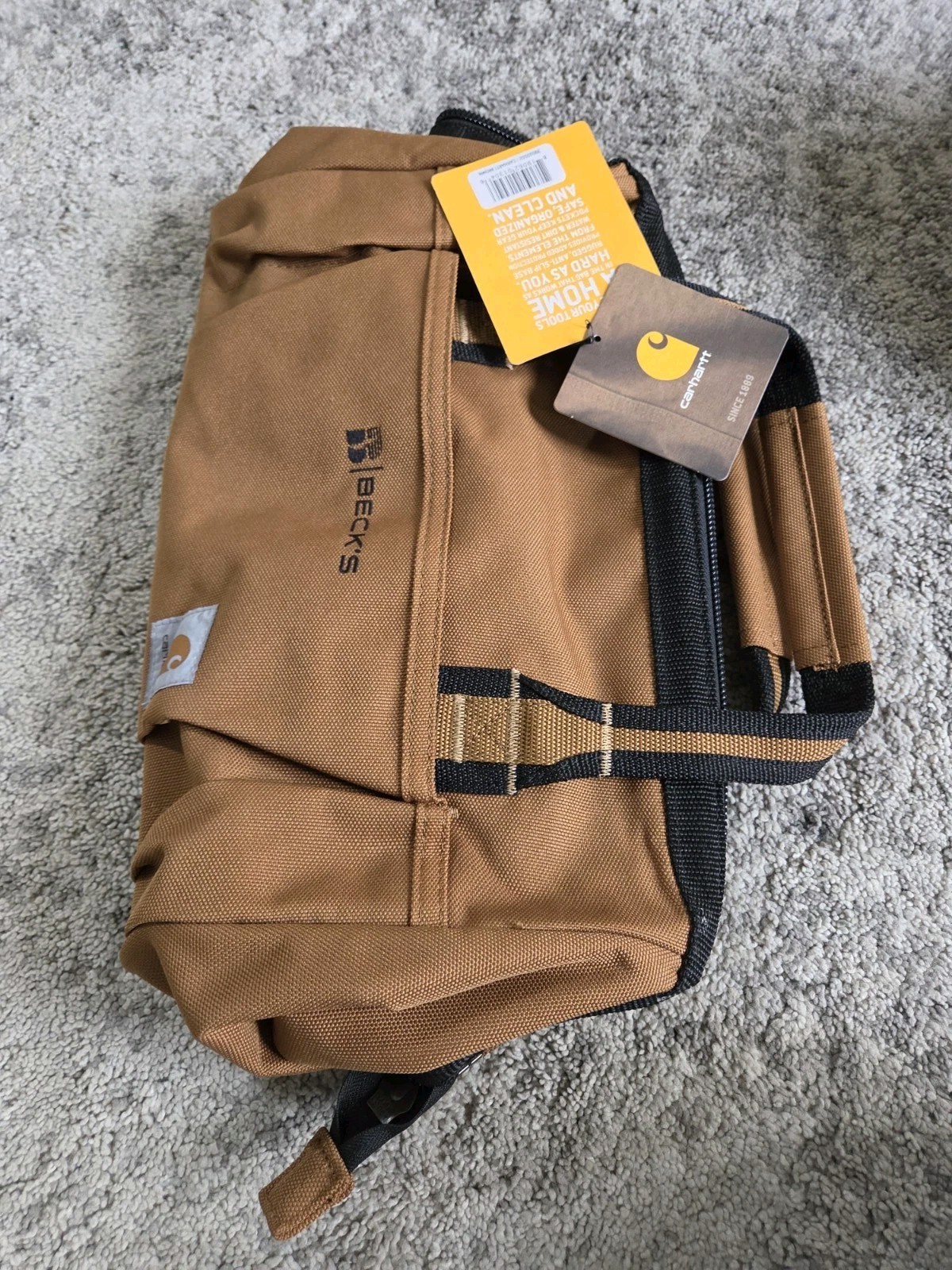 Carhartt 14 ” Quality Heavy-duty Tool Bag with 26 Pockets Padded Huge Opening