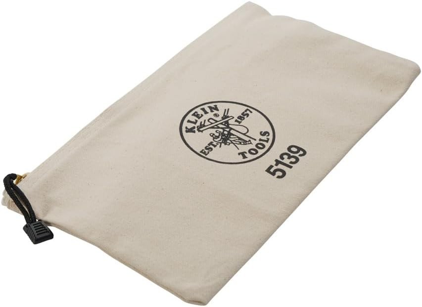 Versatile Heavy Duty Zipper Tool Bag – 12.5″ x 7″ Canvas Pouch for Easy Access