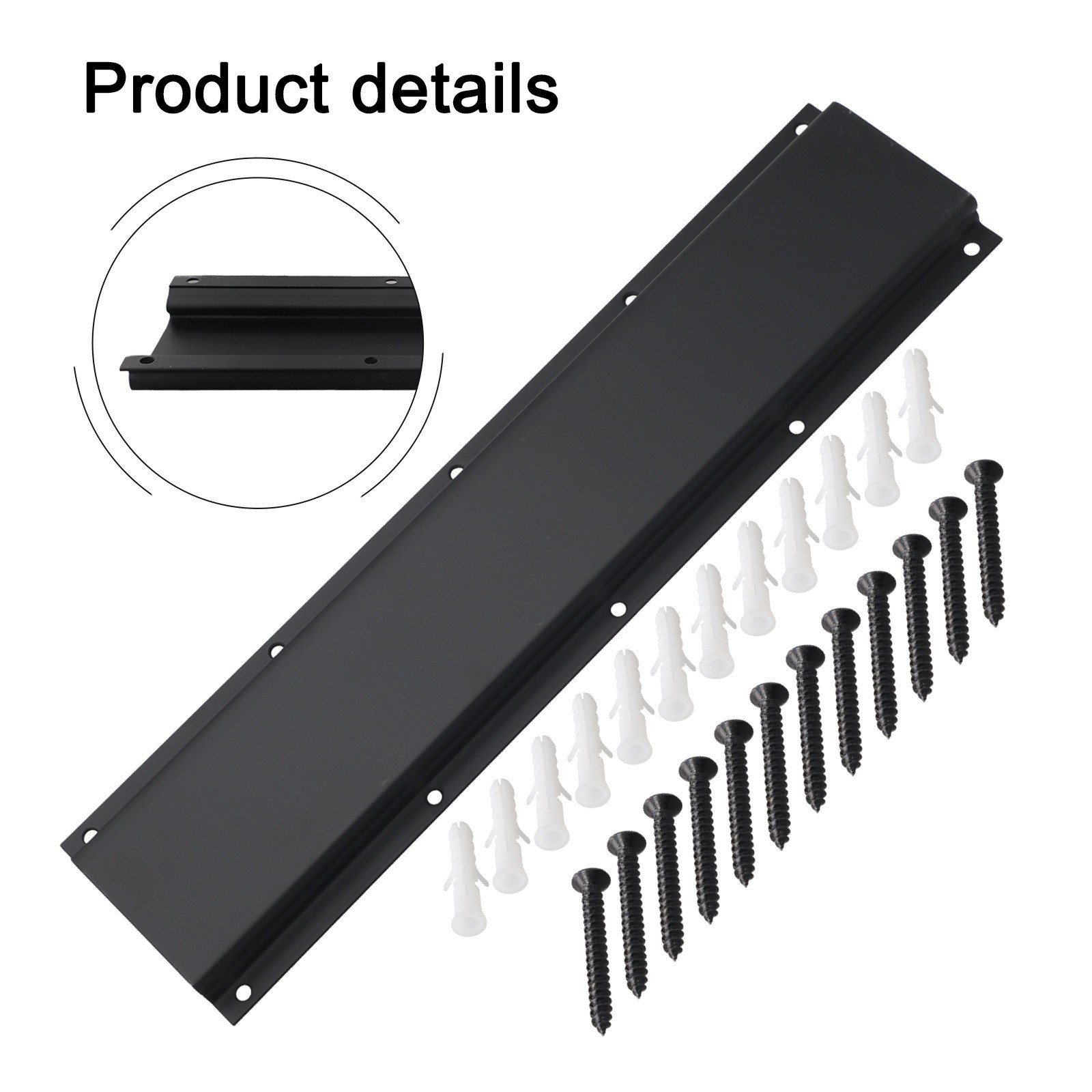 Sleek Design Wall Mount Rack Perfect for Organizing Various Tools Easily