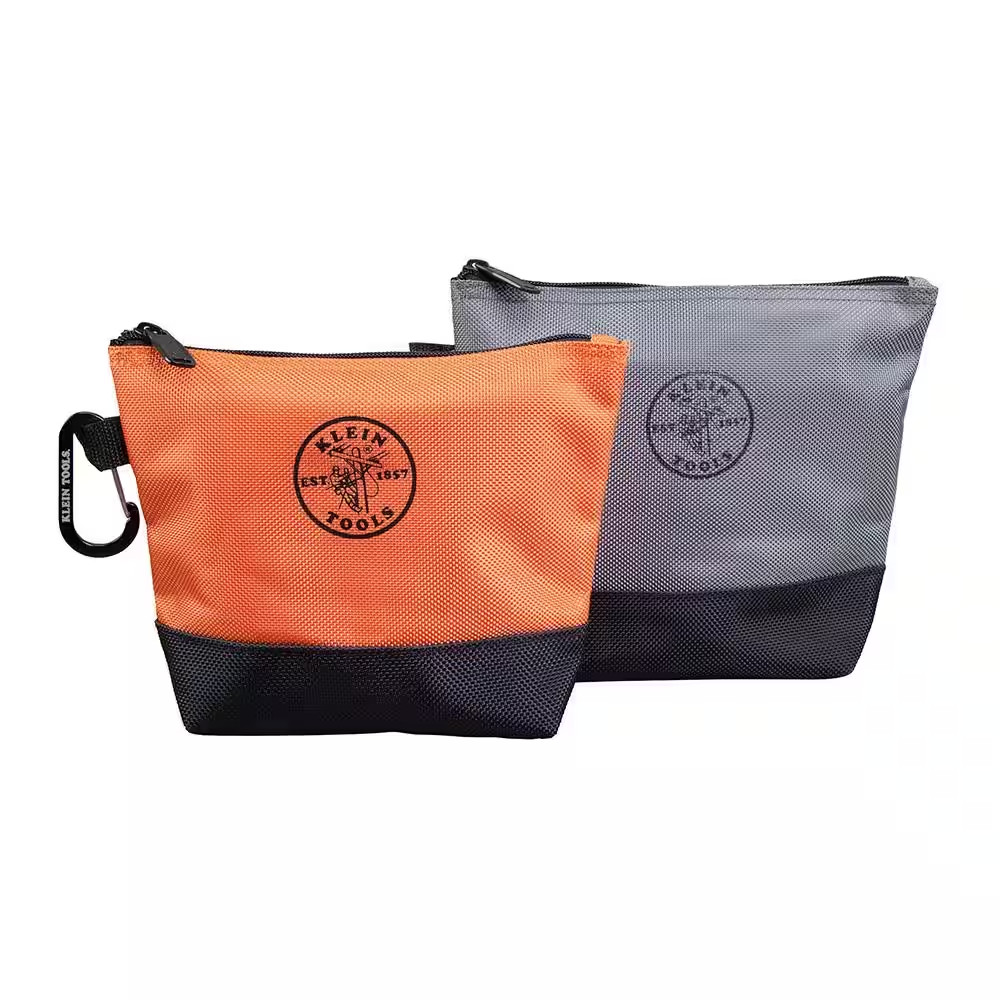 9 In. Stand-Up Zipper Tool Bag (2-Pack) Free Shipping New