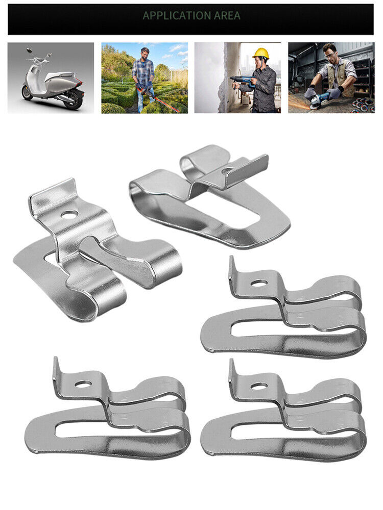 5PCS Steel Belt Clip Hook Holder For Milwaukee Ryobi/Ridgid Impact Driver Drill