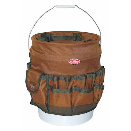 Bucket Boss 10030 Bucketeer 5 Gal. Bucket Tool Organizer, Brown, 600 Poly
