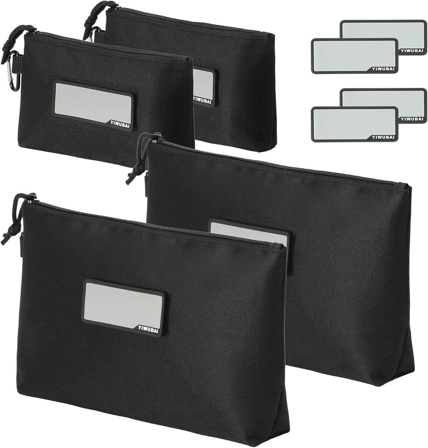 4-Pack Tool Pouch Zipper Bag,Multipurpose Storage pouch,Small Tool Bag,Tactic…