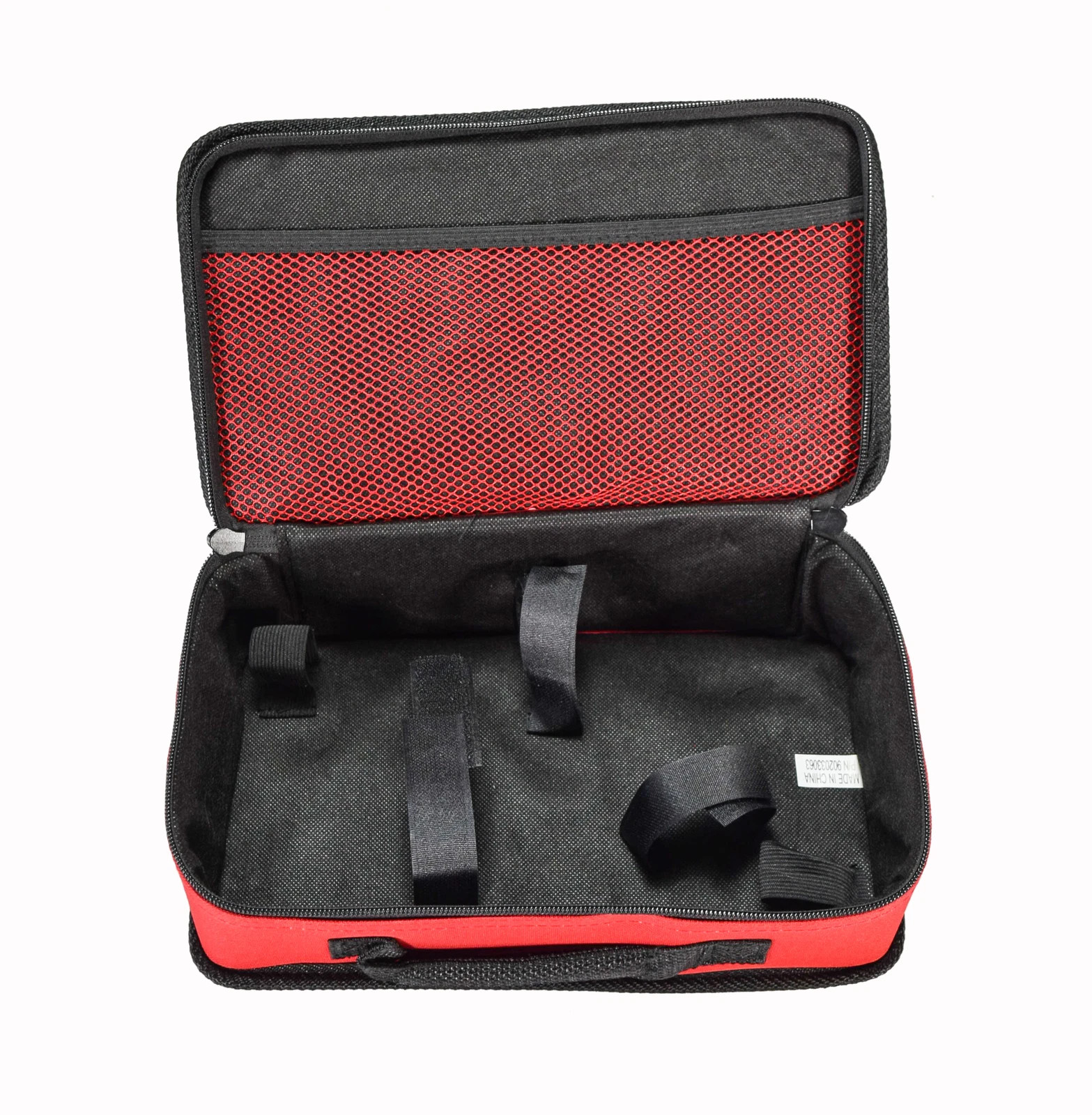 Milwaukee Rectangle Tool Bag Red/Black Zippered Heavy Duty Storage Organizer Pou