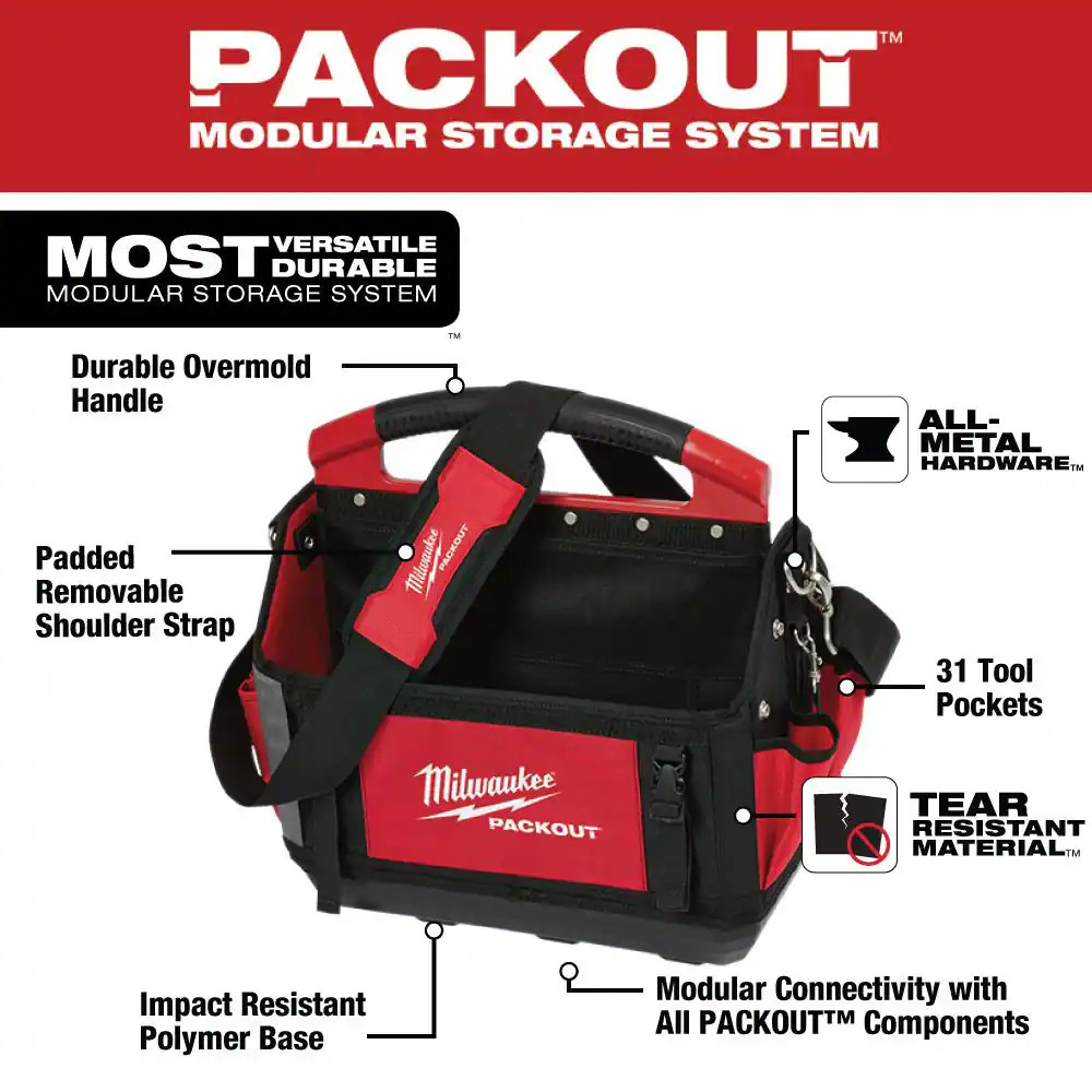 15 In. PACKOUT Tote with Tool Bag