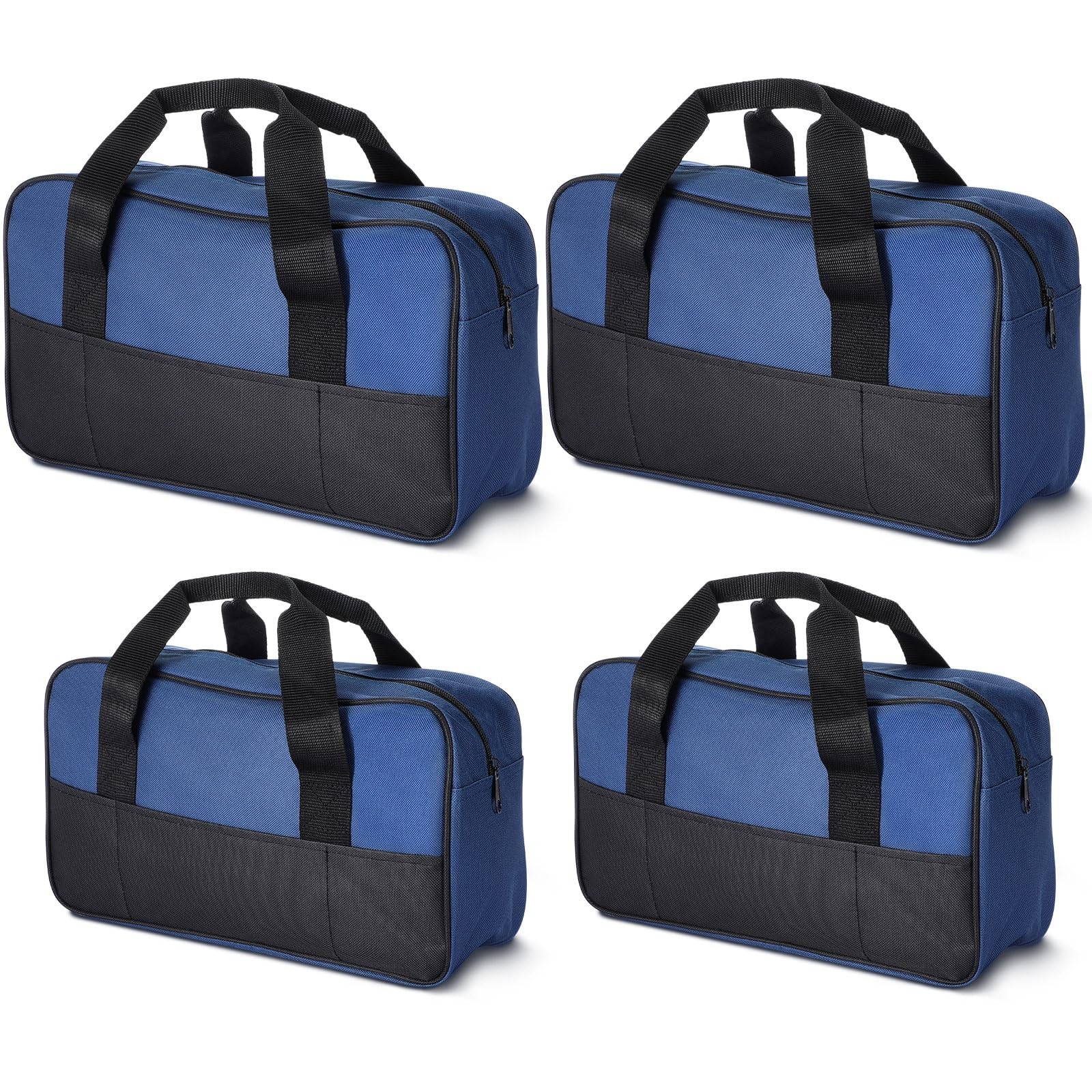 4 Pack 18 Inch & 14 Inch Waterproof Tool Bag with Zipper and Outside Pockets …