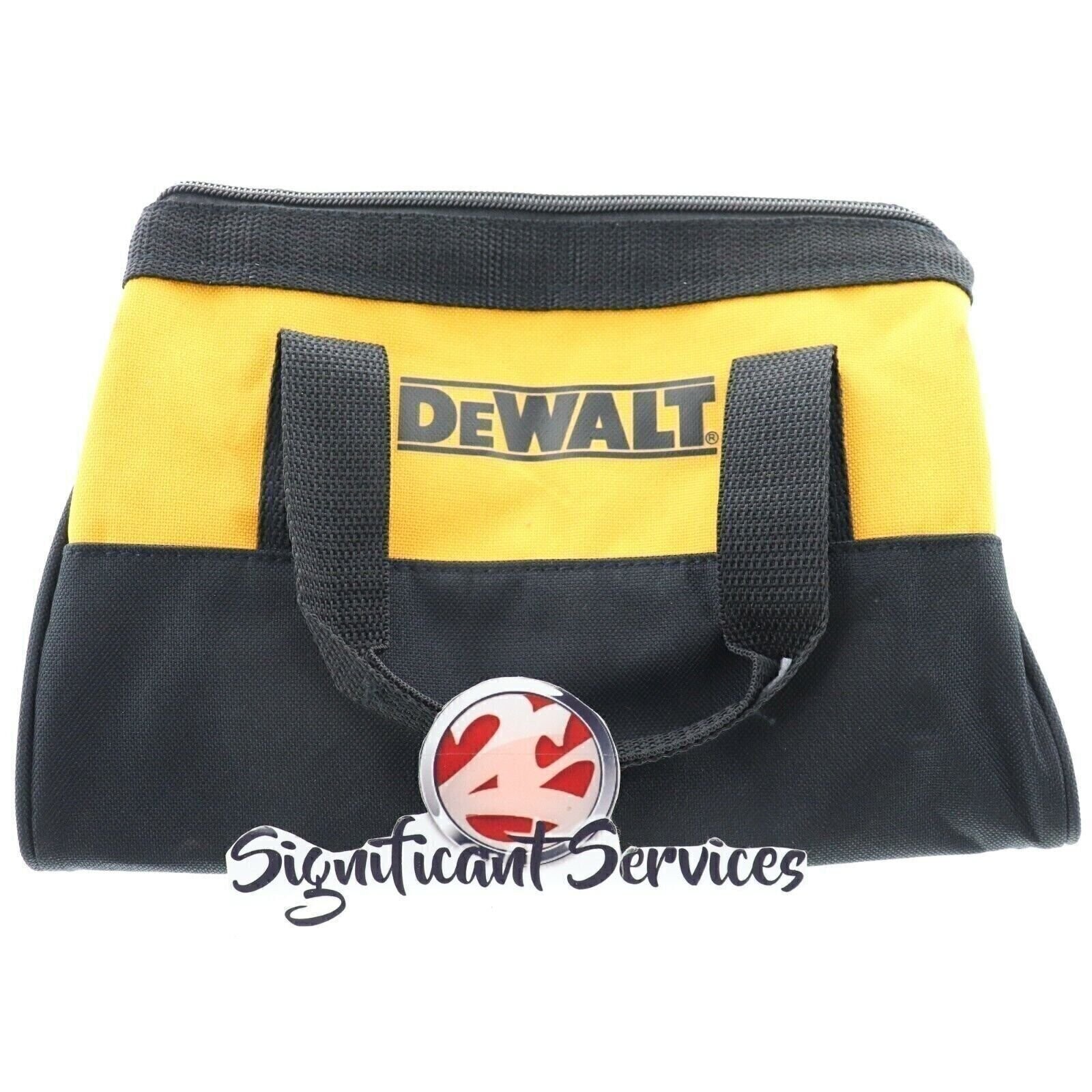 DeWALT Heavy Duty Ballistic Nylon Small Zipper 9″ Tool Carry Bag Pouch 2-pack