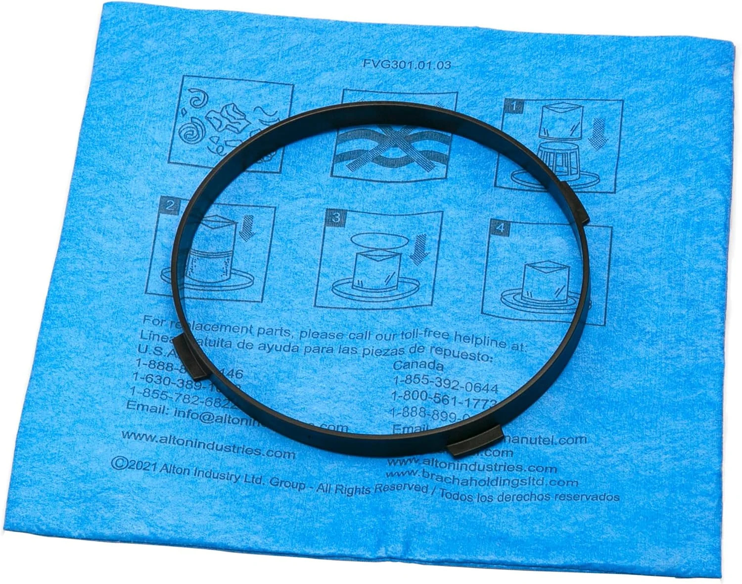 STANLEY – 251201 Stanley 25-1201 Blue Cloth, Reusable Filter with Clamp Ring for