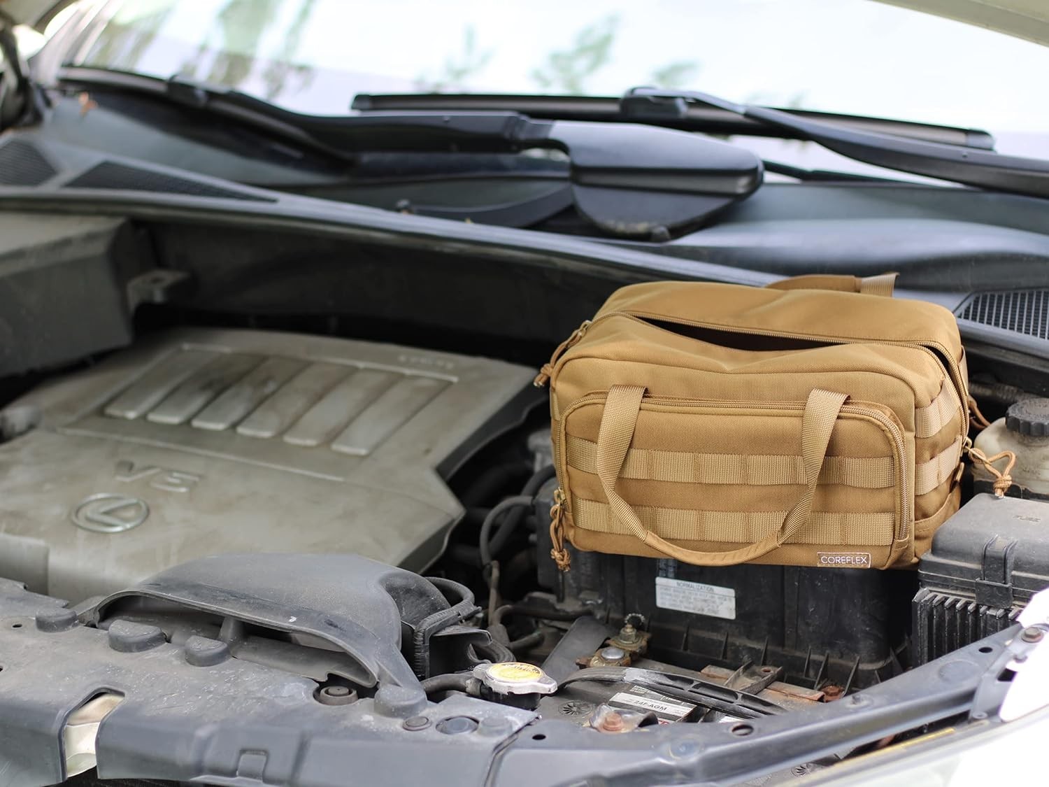 12-Inch Heavy Duty Tool Bag for Mechanics, Builders