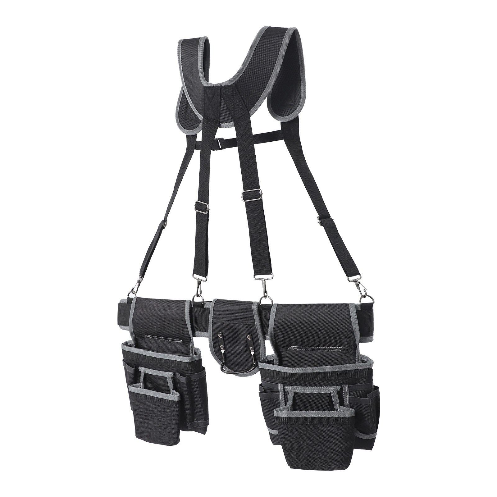 Tool Belt with Suspenders Multifunctional Electrician Tool Bag Heavy Duty Tool