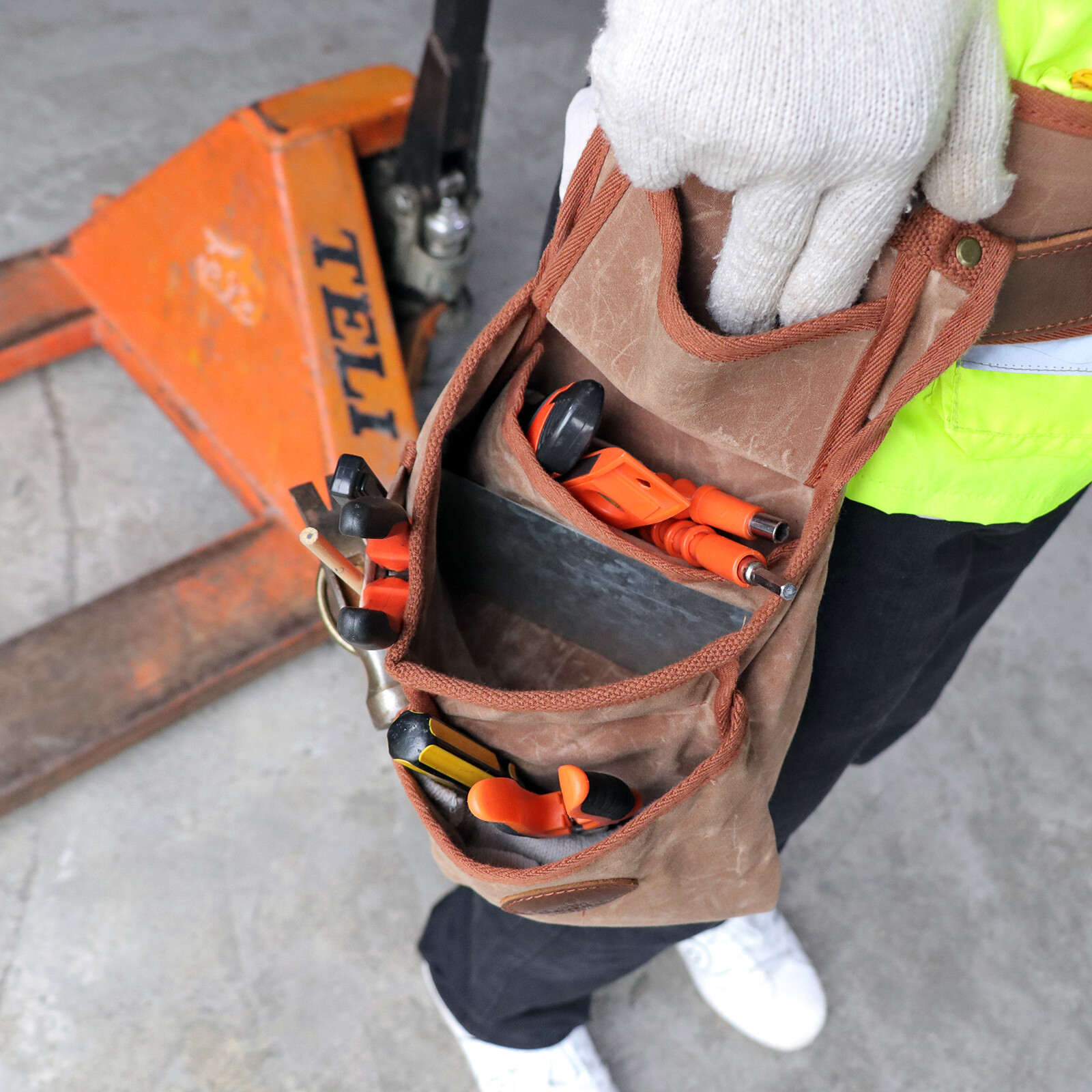 Electrician/Carpenter/Framer Tool Construction Bag Suspender Rig Beltbag