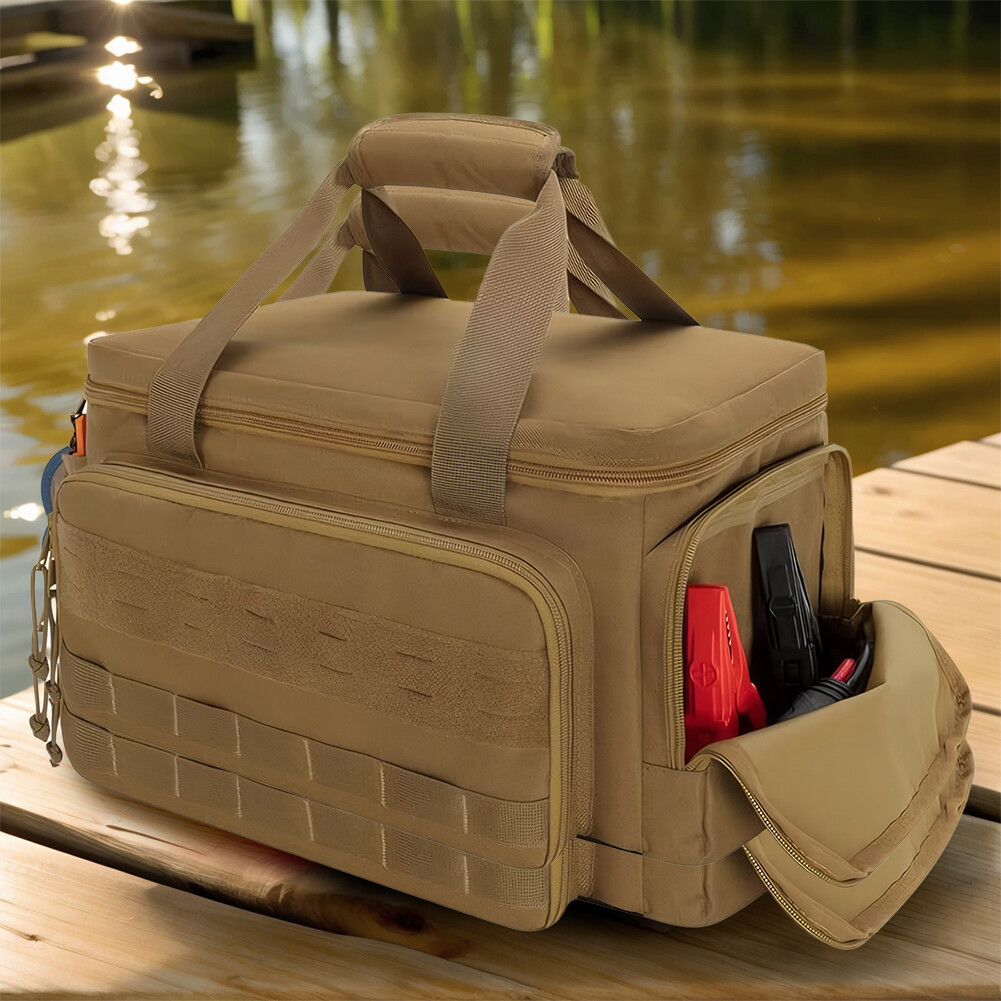 14 Inch Heavy Duty Tool Bag with 5 Pockets Tool Tote Bag for Multi-Purpose Work