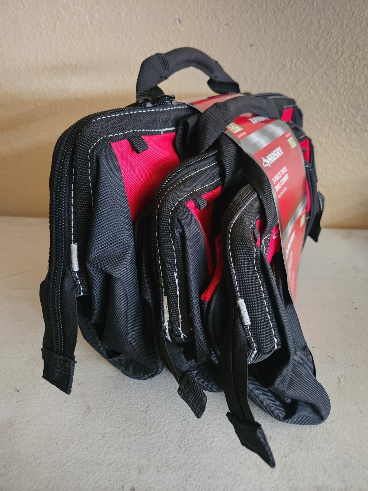 Husky 3 Piece Bag Combo 1006263352 18″, 15″, 12″ Bags 1006 263 352