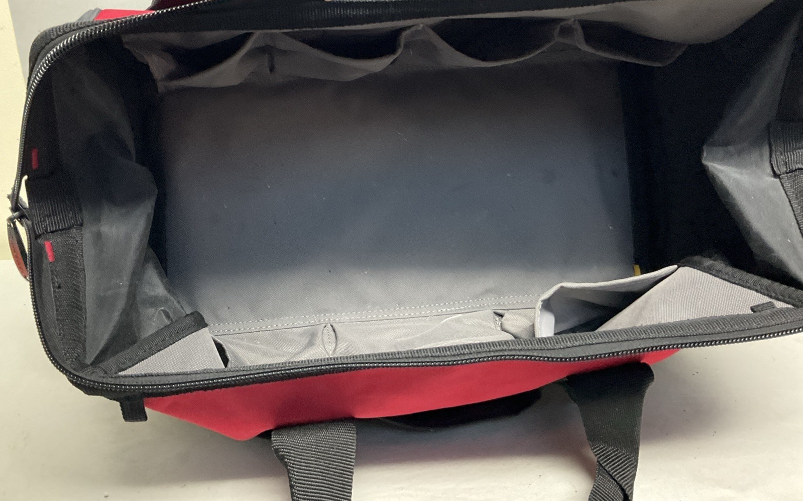Husky Tote Tool Carry Bag 18″ Long with Zipper Closure 14 pockets-Free S&H