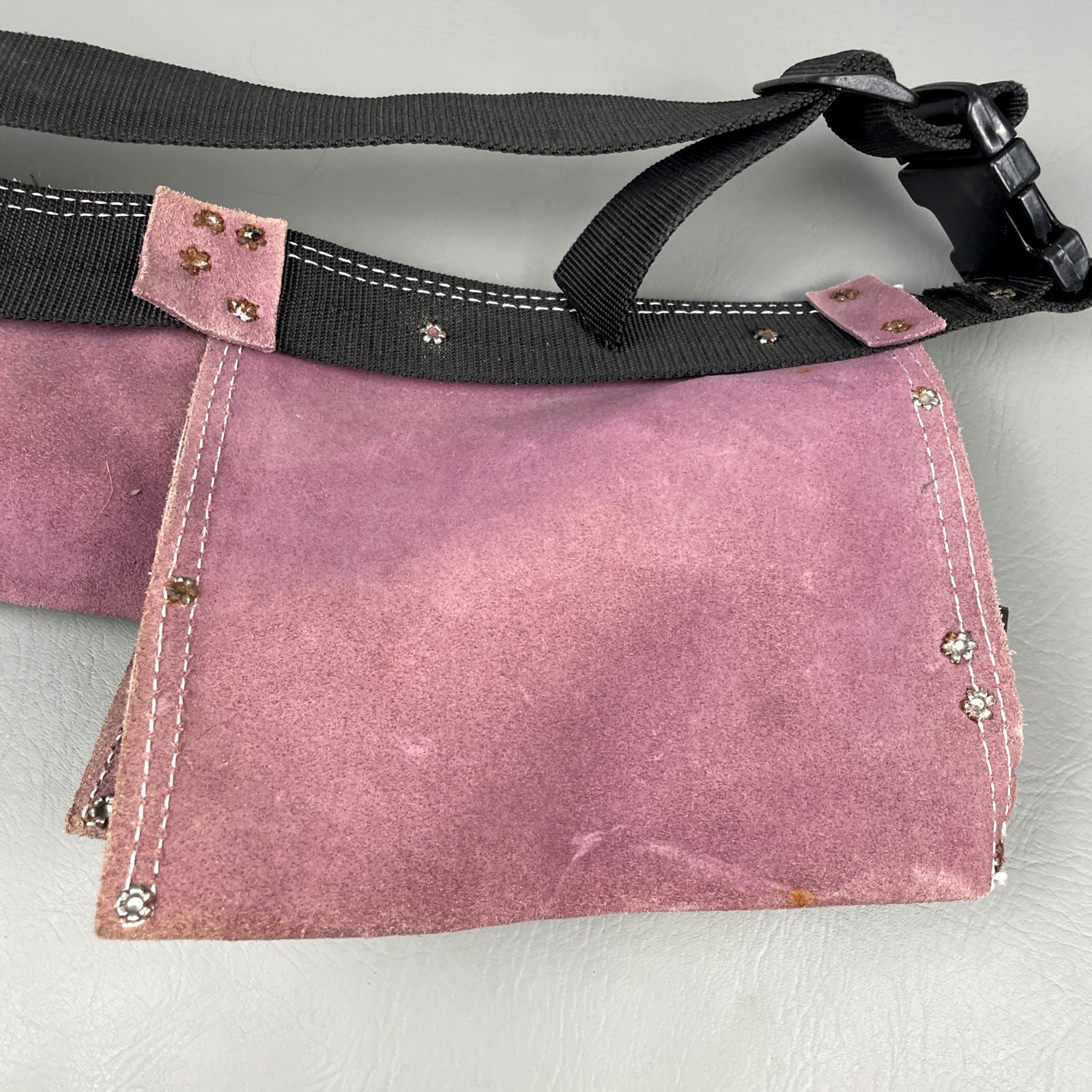 Graintex Professional Purple Suede Leather Tool Belt Work Apron