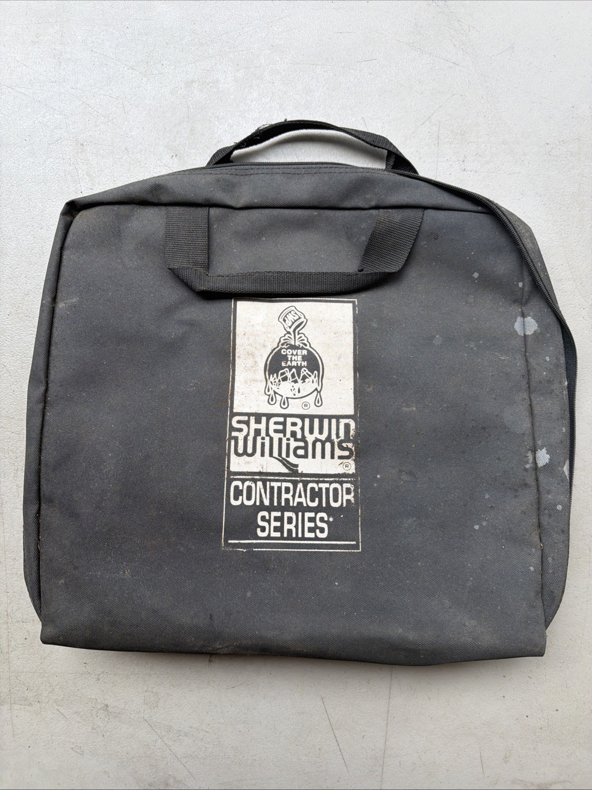 VTG Sherwin Williams Contractor Series Tool Bag Painter Canvas Carry Case Black