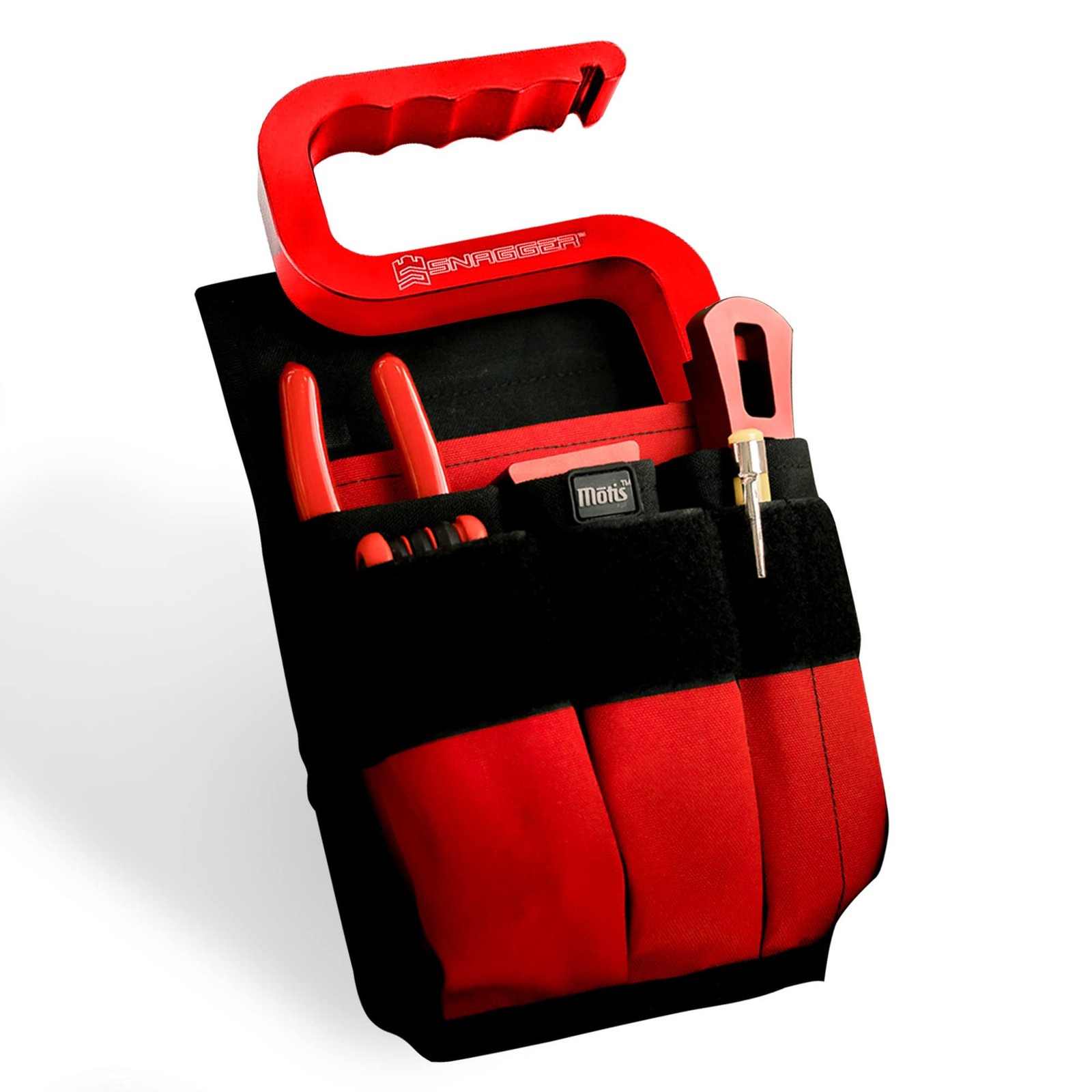 Fire Pocket Organizer Pouch Webbing Carry Handle Durable Tool Firefighter Kit