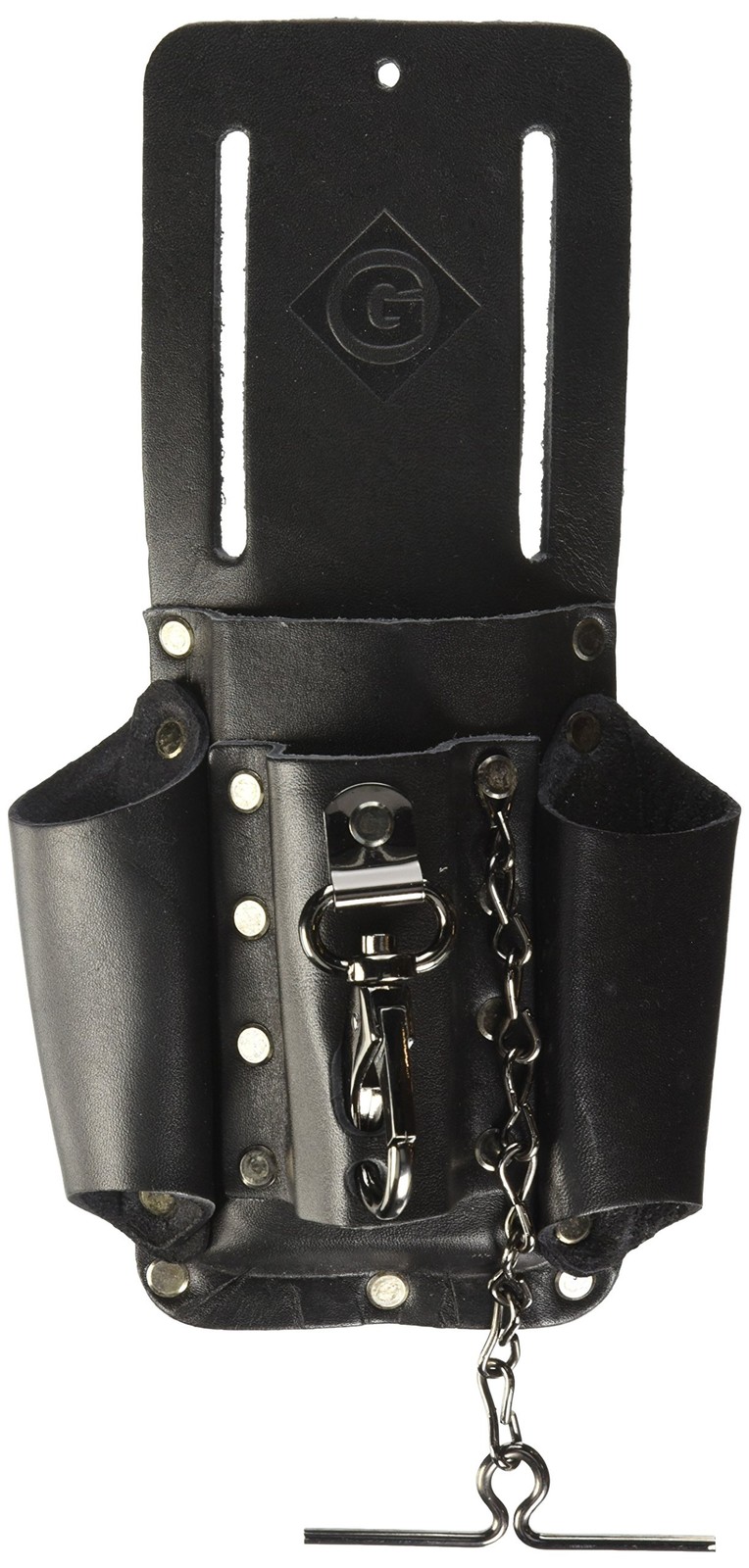 Leather 4 Pocket Tool Pouch 025814 Organizer Belt Work Utility Storage Black