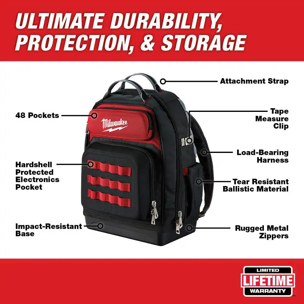 15 In. Ultimate Jobsite Tool Backpack