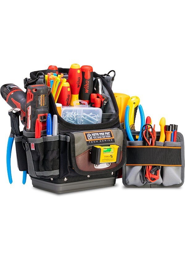 Veto Pro Pac TP6B Six Pocket Small Tool Pouch w/ Base
