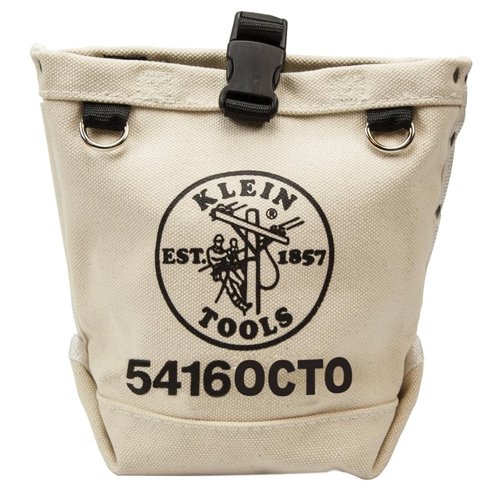 Klein Tools 5416Octo Tool Bag Bull-Pin And Bolt Pouch No. 4 Canvas Tunnel