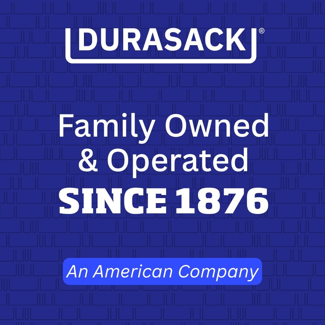 Durasack Heavy Duty Storage Tote Bag Zipper Top 22-Gallon Rugged Woven