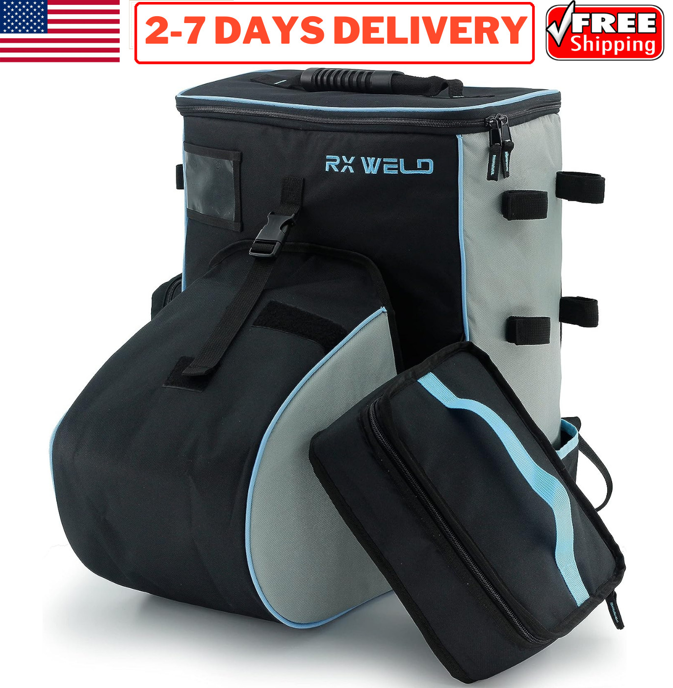 Welding Tools Backpack Welder Extreme Gear Pack Helmet Catch Carrier Storage Bag