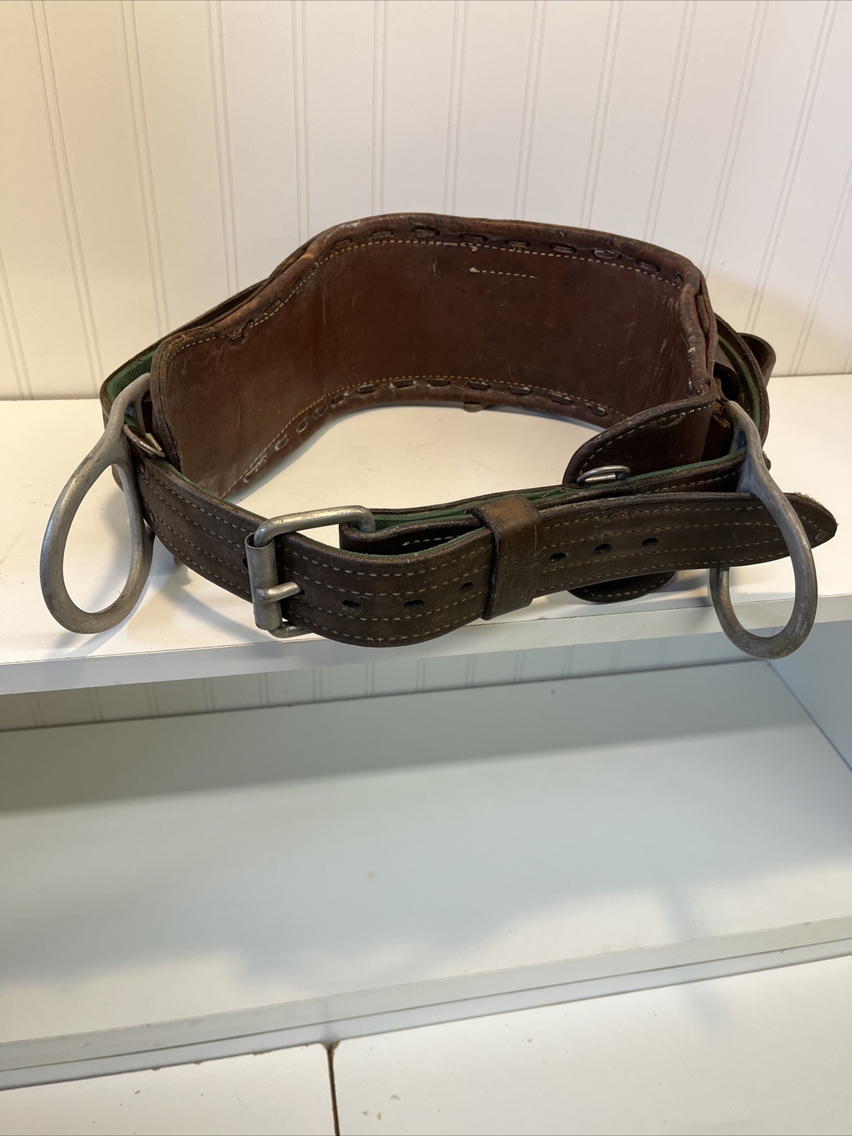 Vintage W. M. Bashlin Co, Adjustable Linesman Tool Belt, adjusts 36-44 Inches