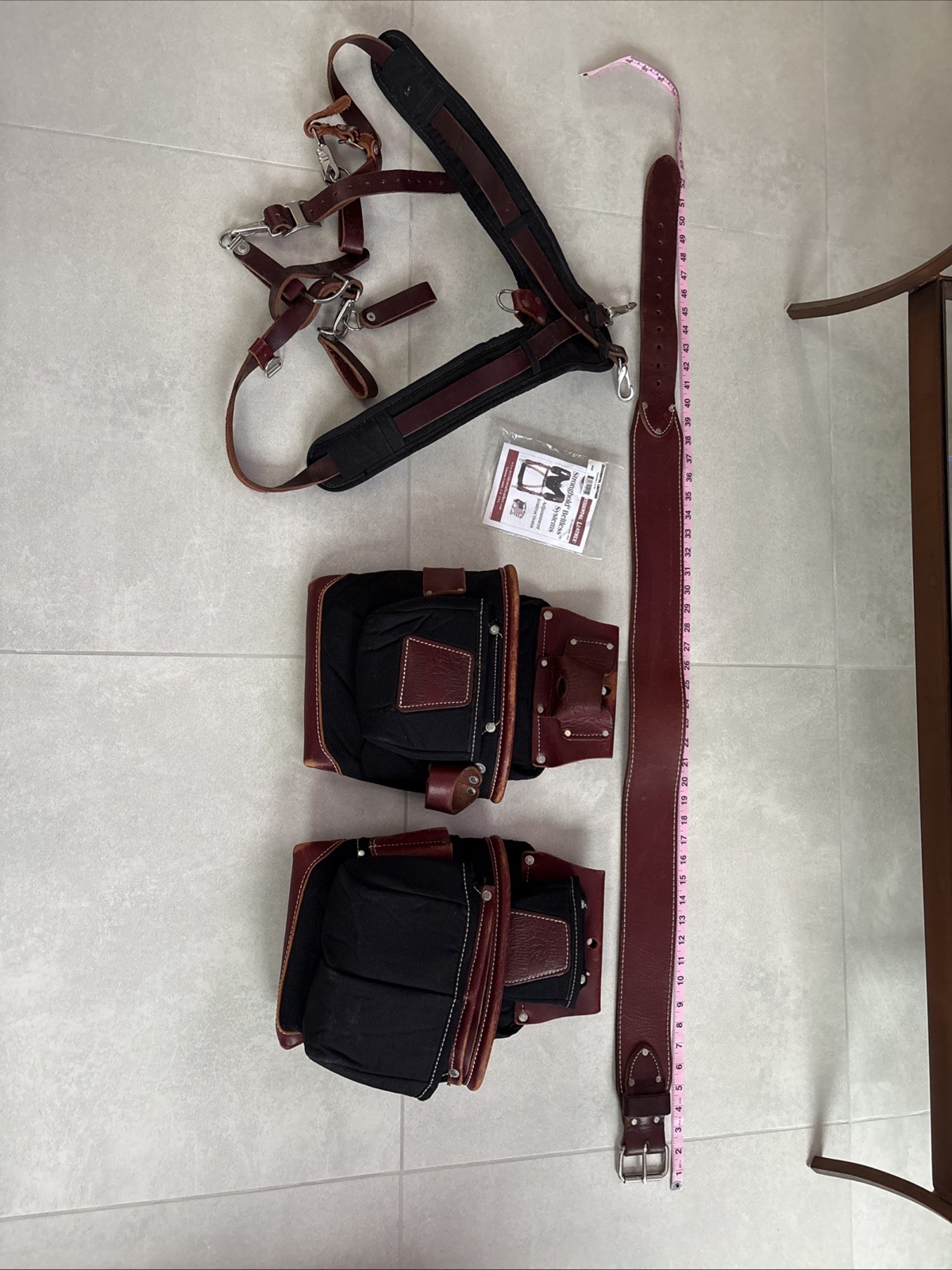Occidental Leather 8580 FatLip Tool Bag Set and Suspenders – XL