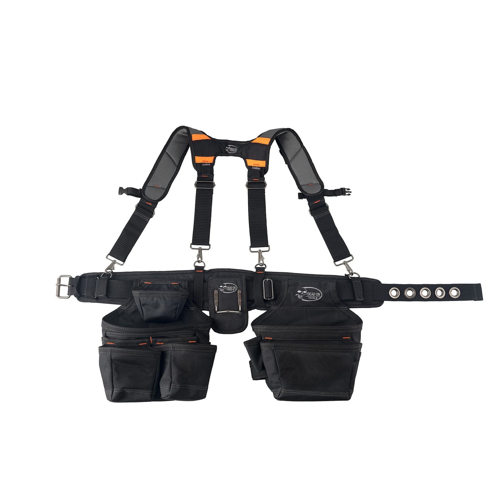 Dead On Tools – 1680 Denier Poly Carpenter’s Tool Belt with Suspenders (HDP40…