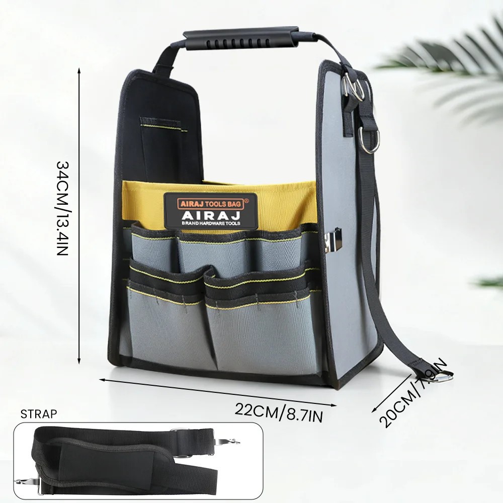 houlder carrying Open ToolBag, Multi-function Tote Large Bag, Toughbuilt