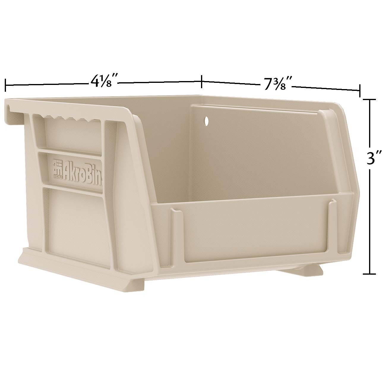 30220 AkroBins Plastic Storage Bins, Space-Saving Stackable Bins for Garage, …