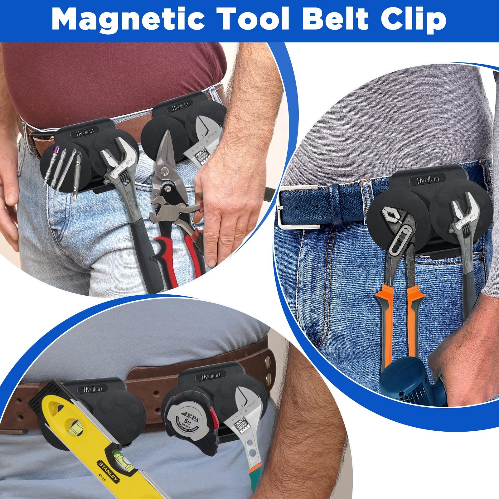 Magnetic Tool Holder，Heavy-Duty Magnetic Tool Holder for Belt Clip-On Belt Ma…