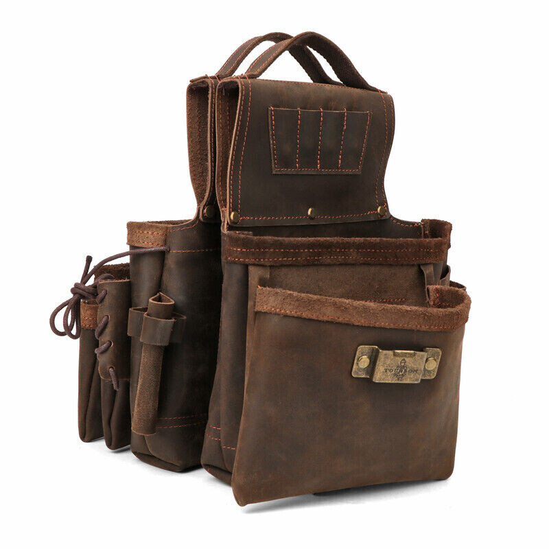 Leather Carpenter Framer Tool Organizer Belt/Pouch/Bag/Holder Carrying