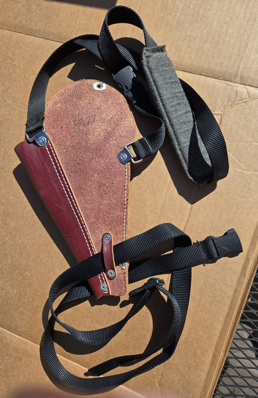 Occidental Leather Cordless Drill /Screw Gun Holster w Shoulder Straps 5077