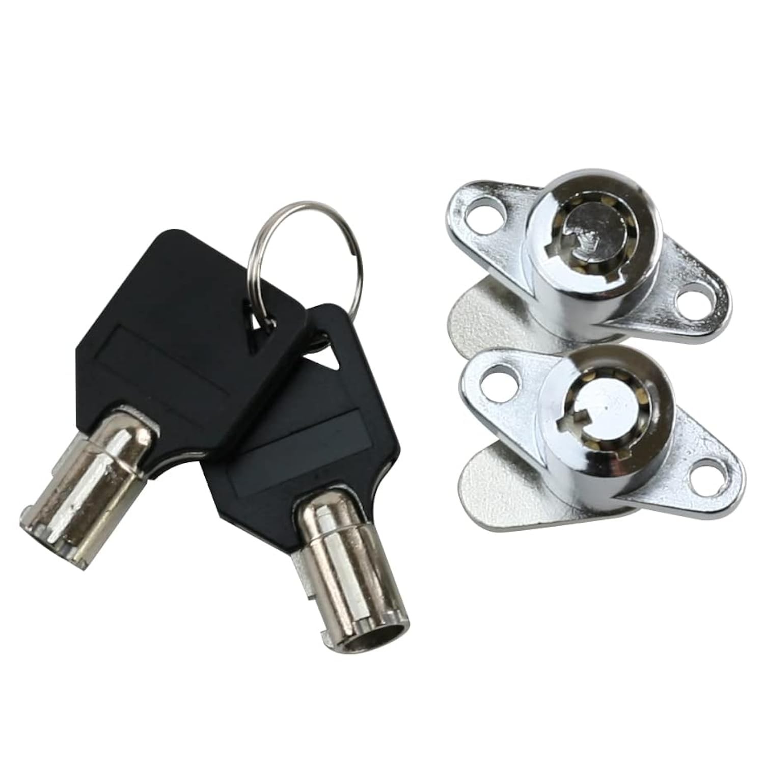 YTSMotor Hard Saddle Bag Hardware 2 Keys Saddlebag Lock Set for Harley Davidson